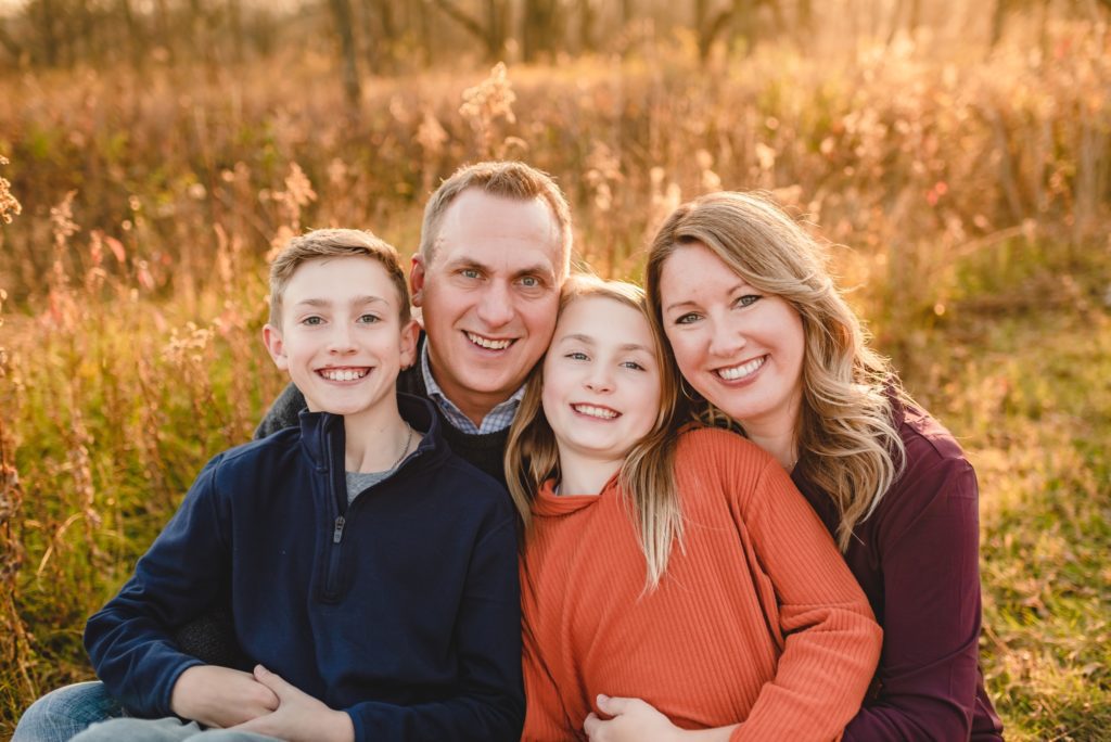 family photos at muskego park in wisconsin