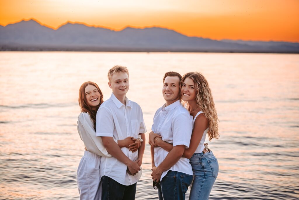 family photography at the lake havasu beach
