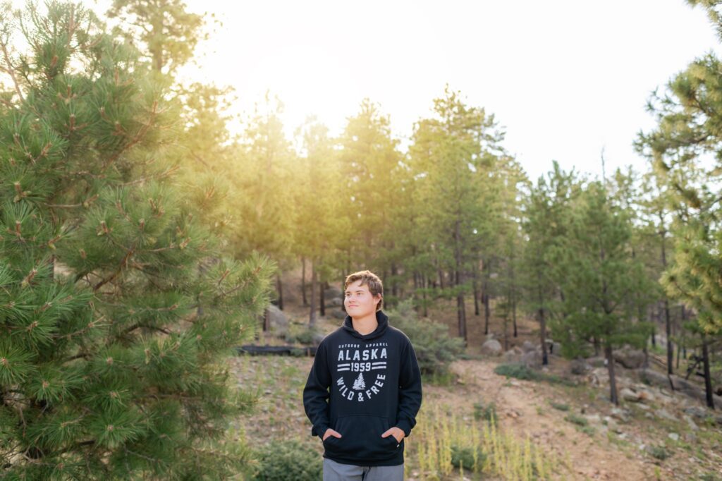 Lake Havasu Senior Session at Hualapai Mountain Park