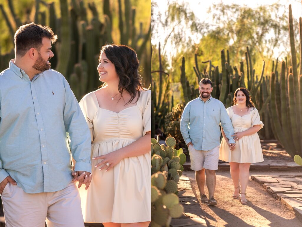  where to take engagement photos in phoenix with cactus