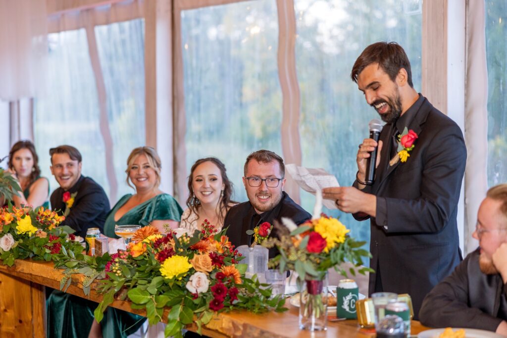 speeches at wedding reception