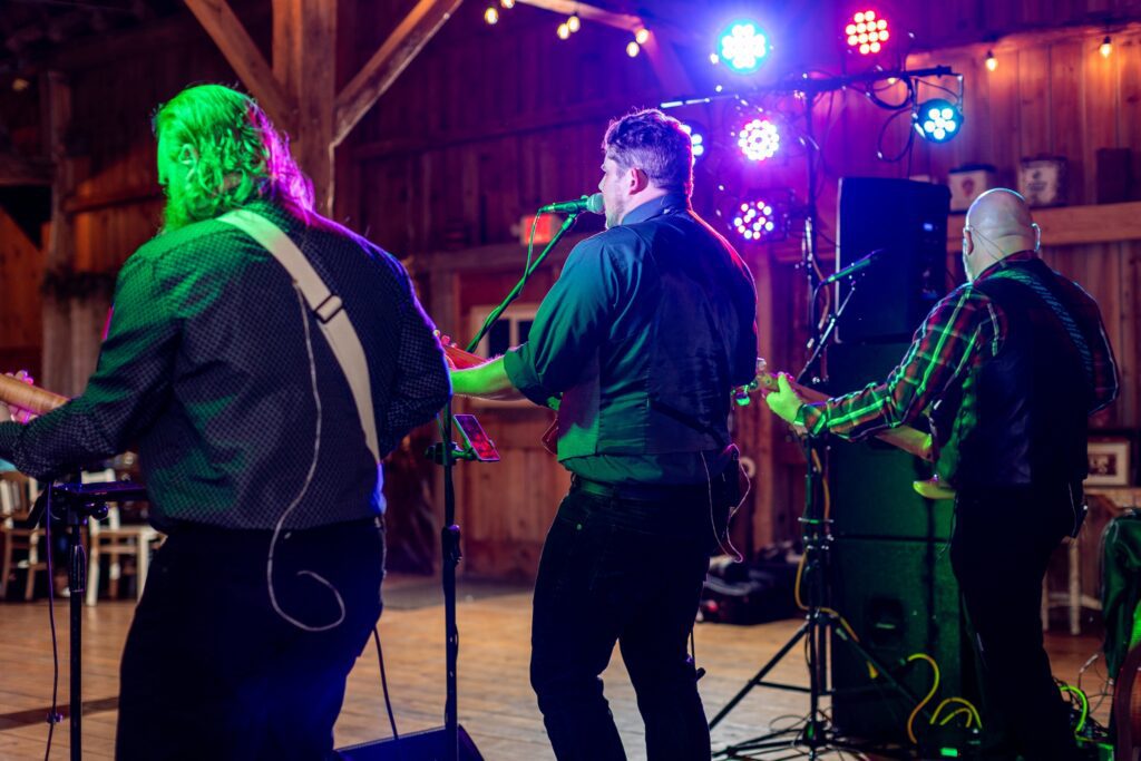 live country music at wedding reception myles wangerin band