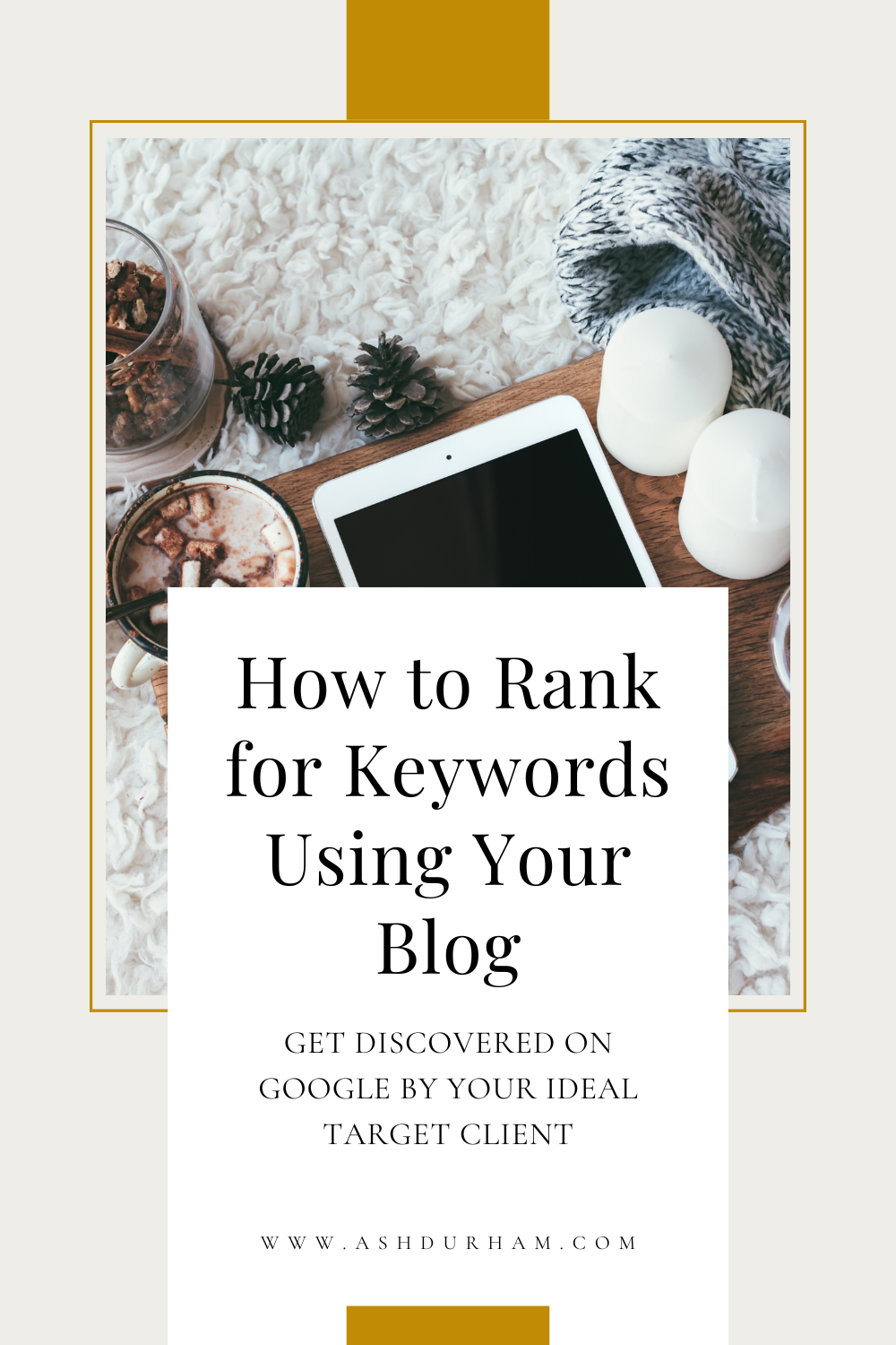 using keywords on your blog to rank on google