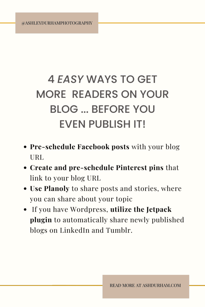 4 ways to get more blog readers before you publish