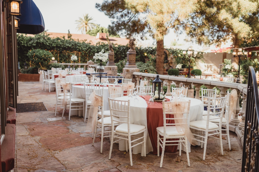 provencal garden wedding at the wright house in mesa arizona