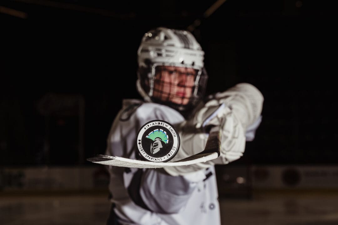 phoenix athletic senior photographer for hockey players