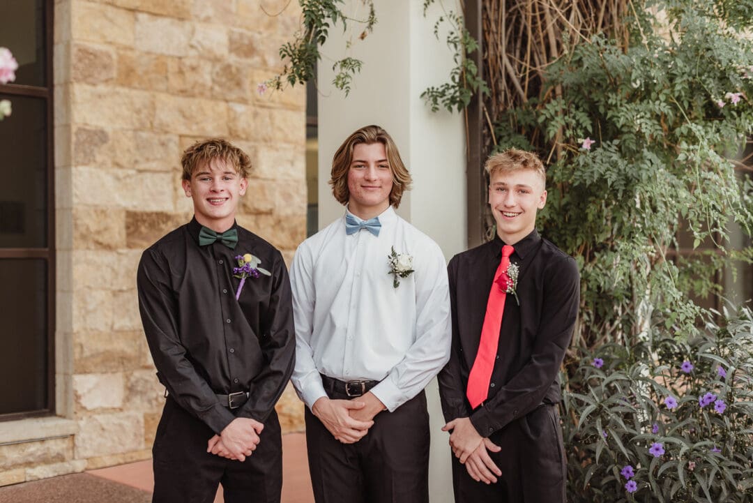 photos of boys before homecoming dance