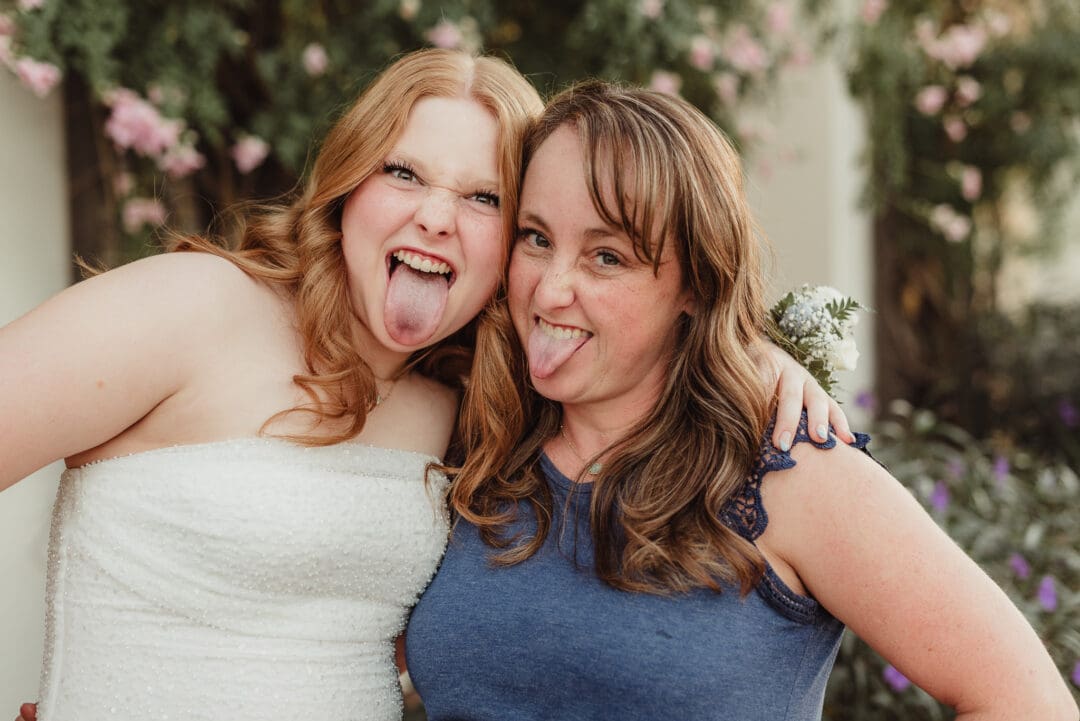 photos with parents before high school dance