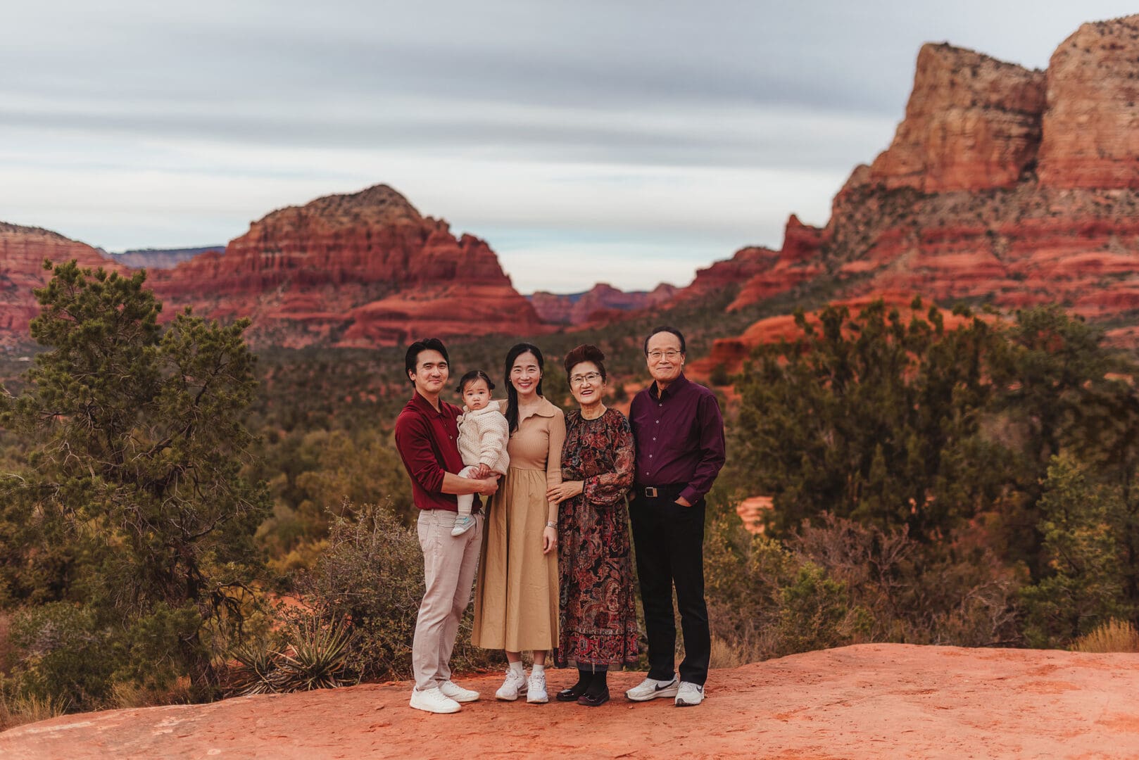 family session with grandparents included
