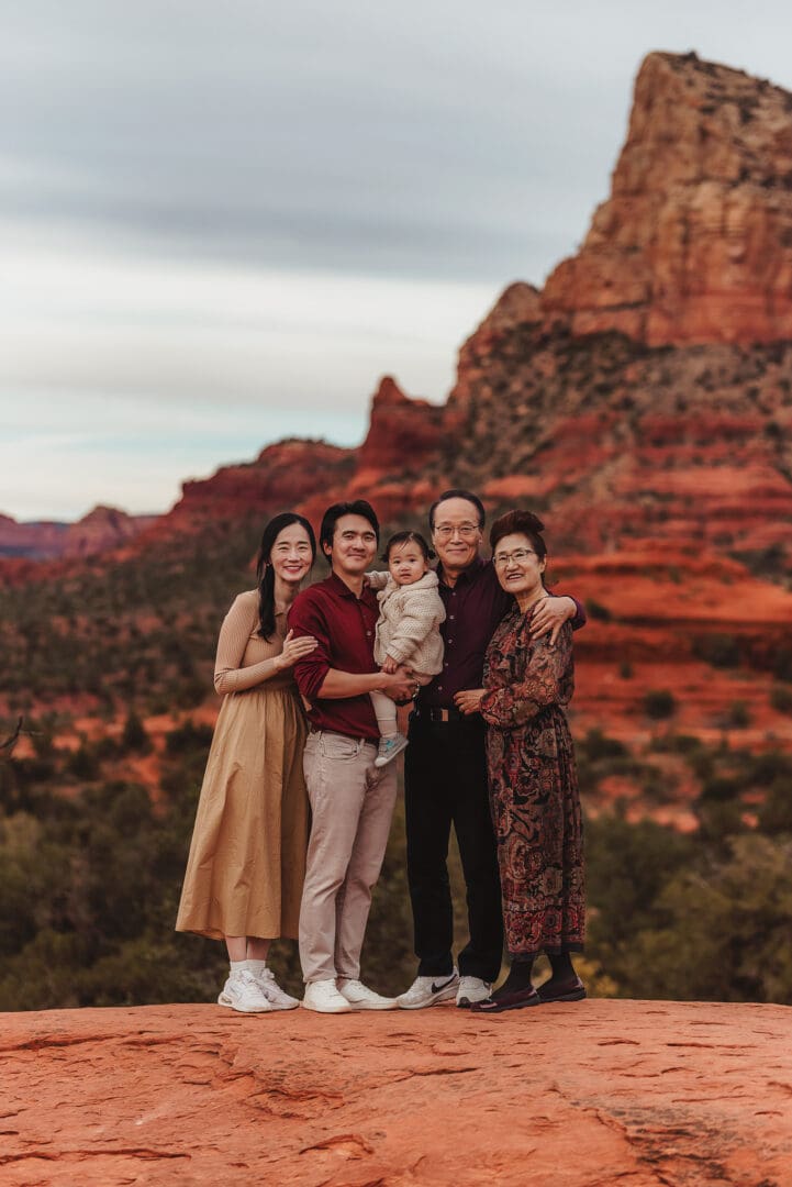 family session with grandparents included