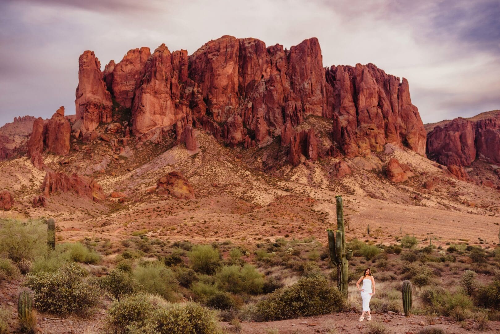 Desert Senior Session at Lost Dutchman State Park