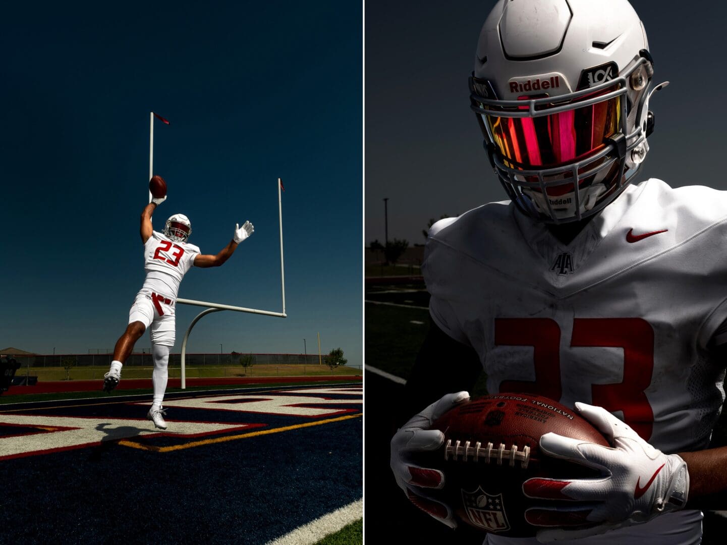 football sportrait posing idea