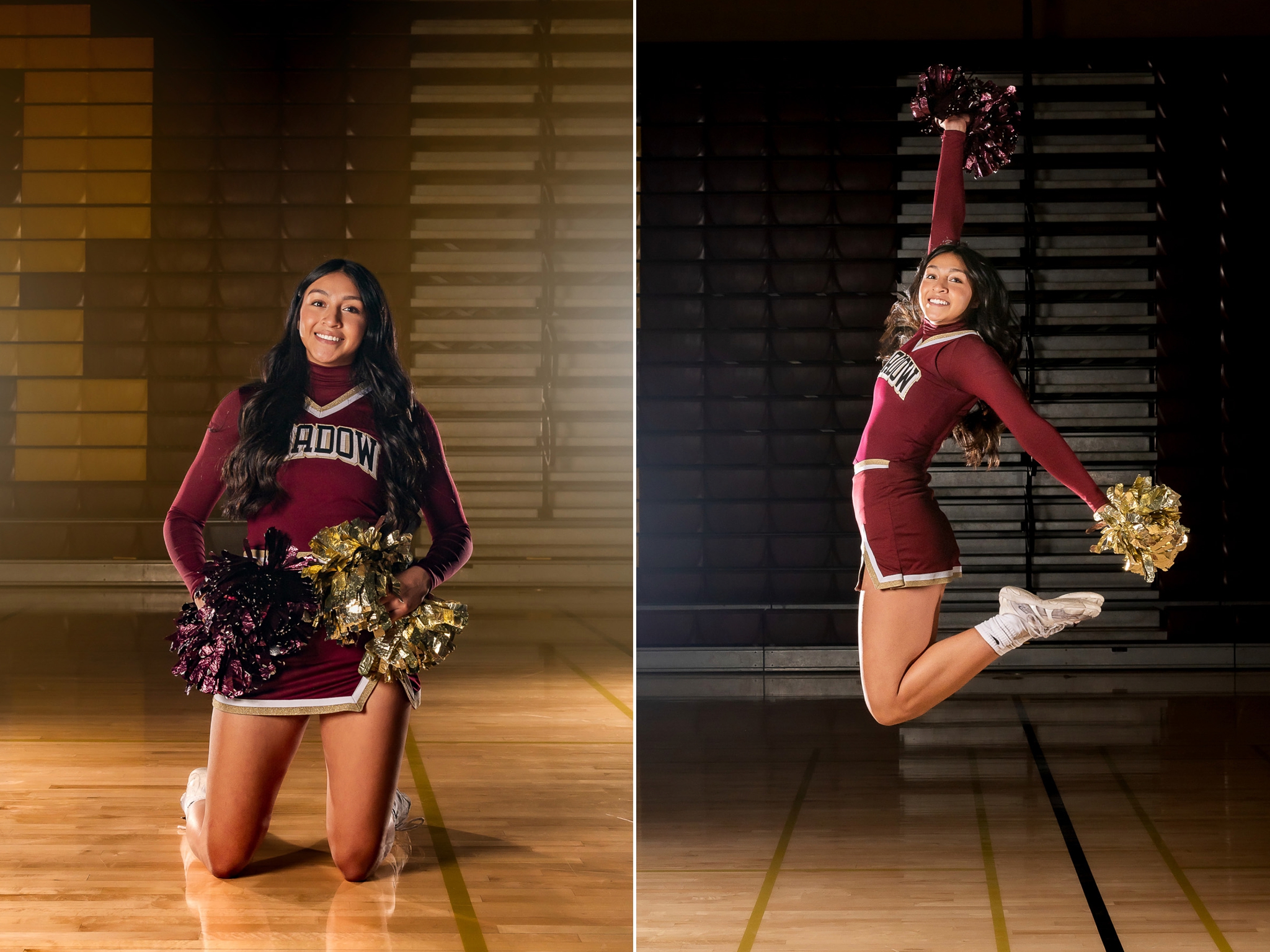 Arizona senior photography for high school cheerleaders