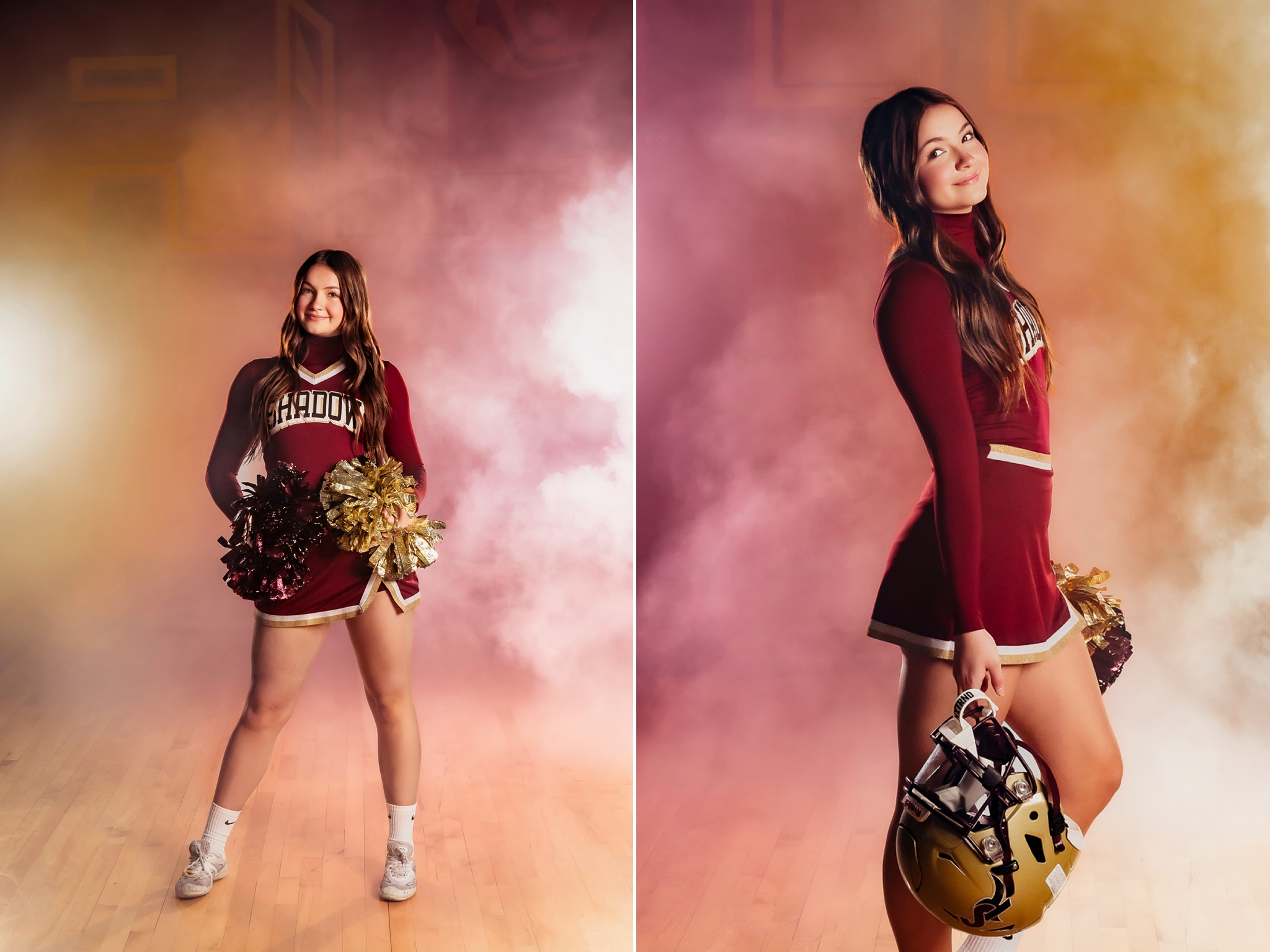 cheerleader pose ideas for senior banners