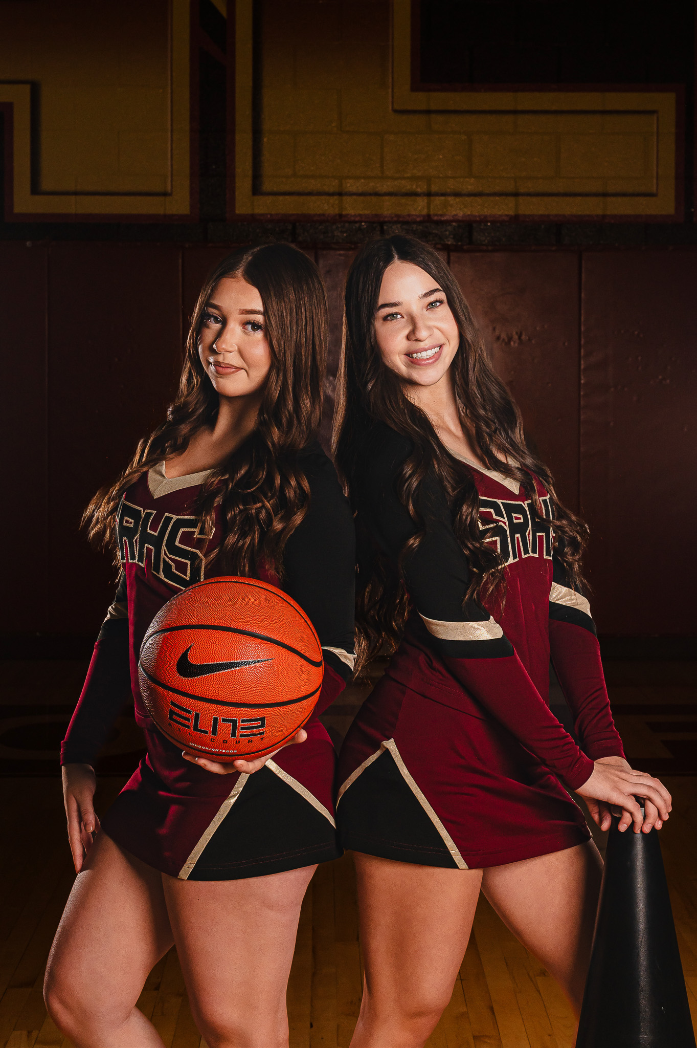 team media day for high school cheerleaders buddy photo pose ideas phoenix cheer team photographer