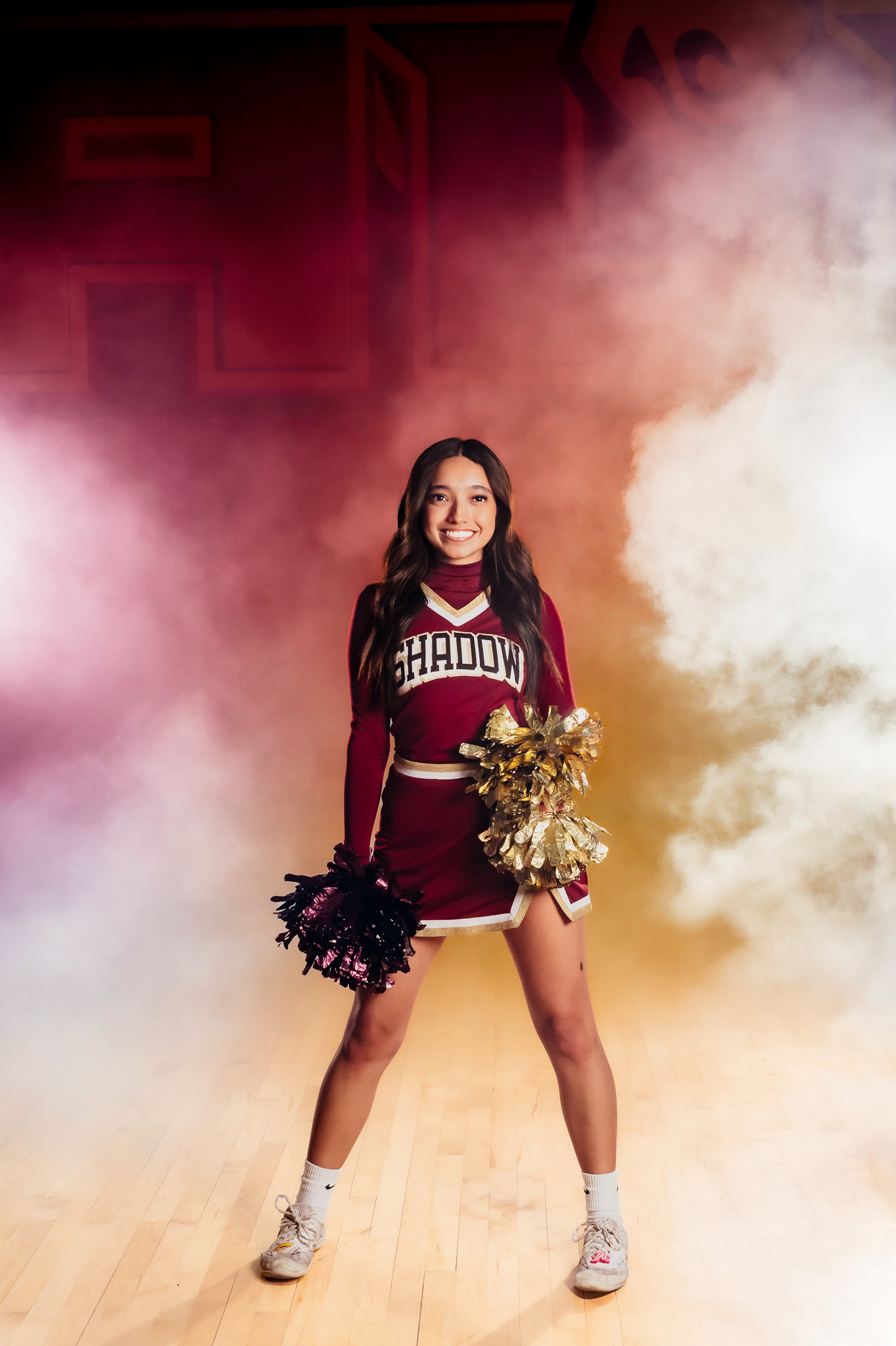 varsity cheerleader pose idea phoenix team media day photographer