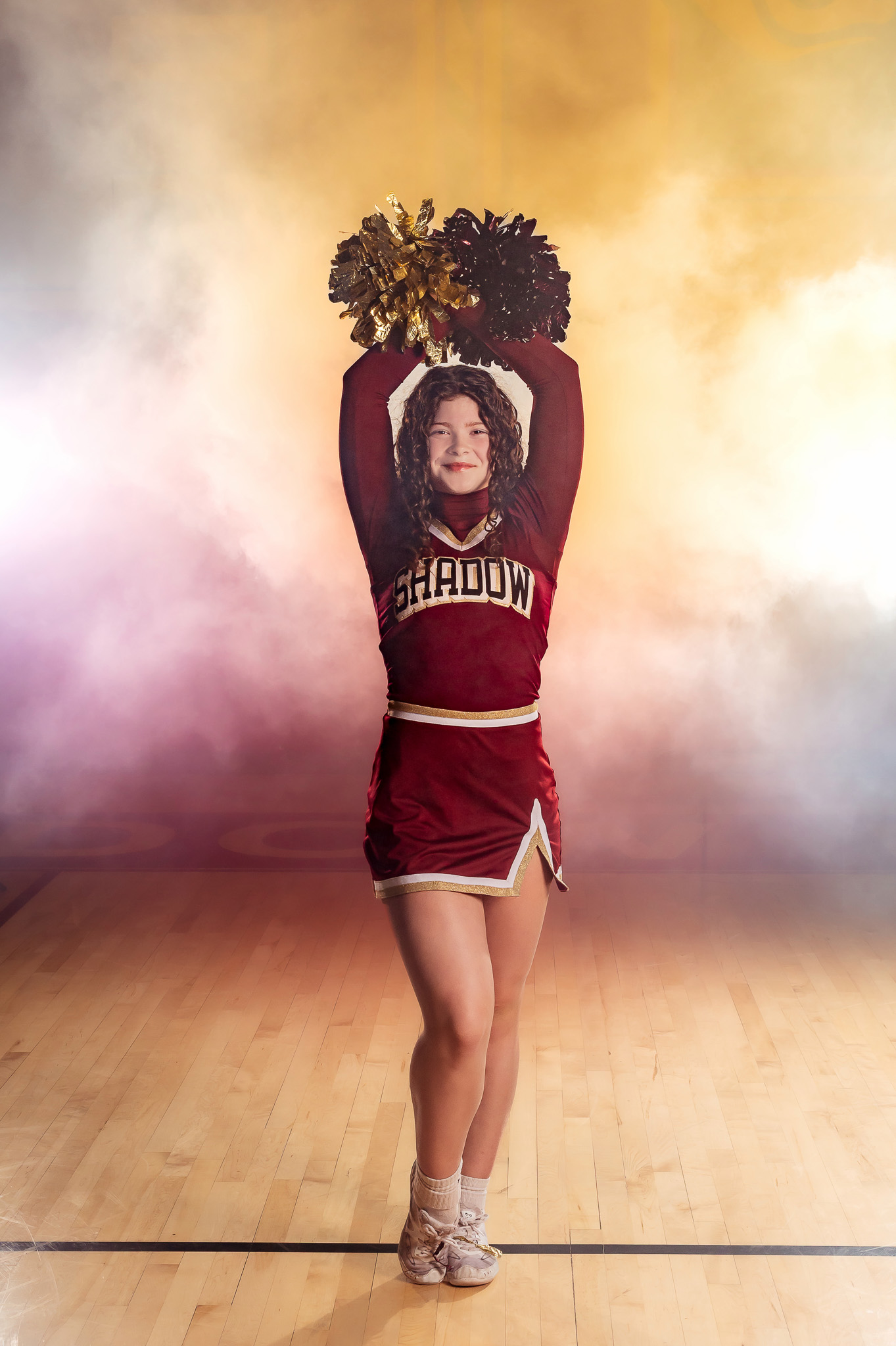 varsity cheerleader pose idea phoenix team media day photographer