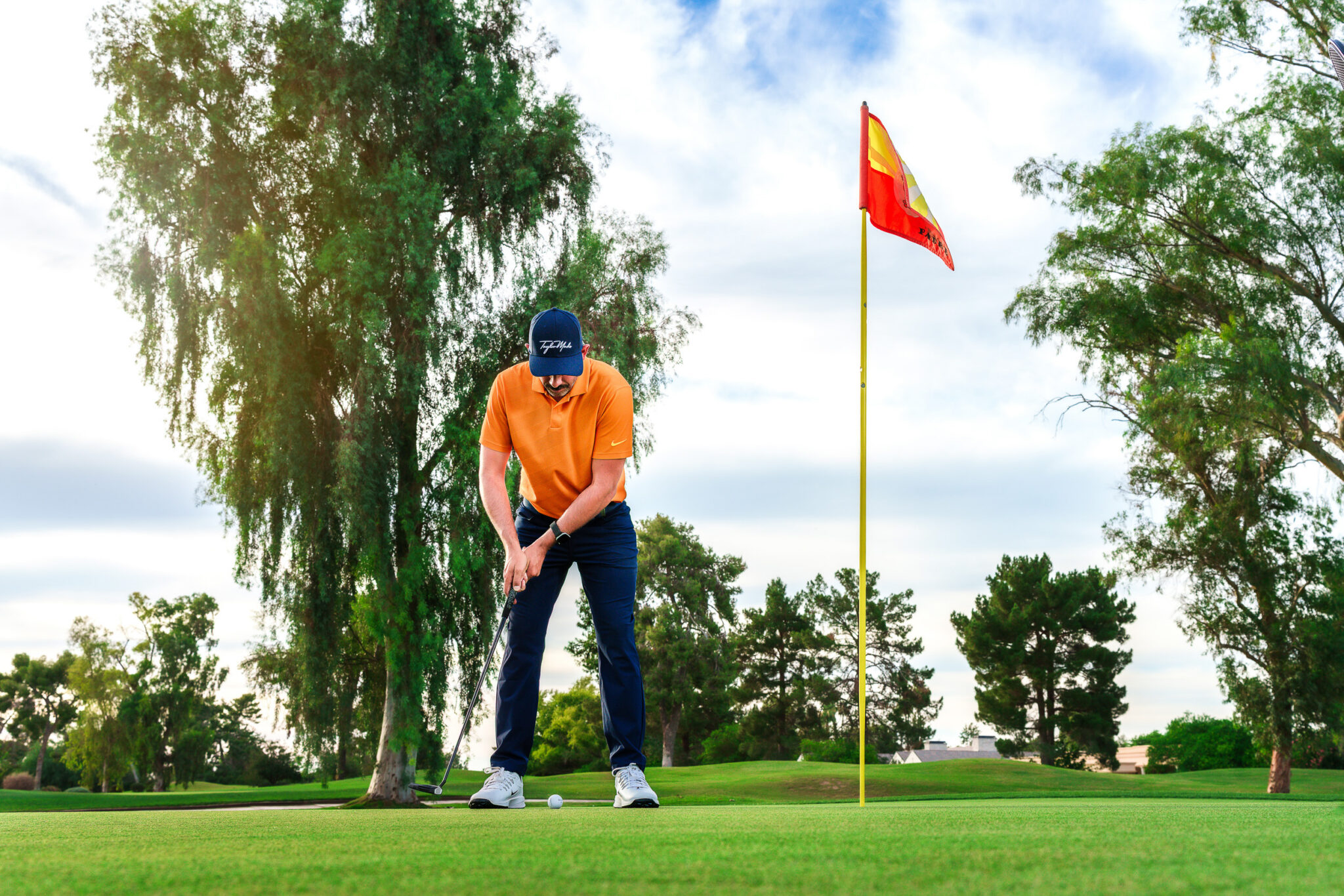 golf sports portrait putting