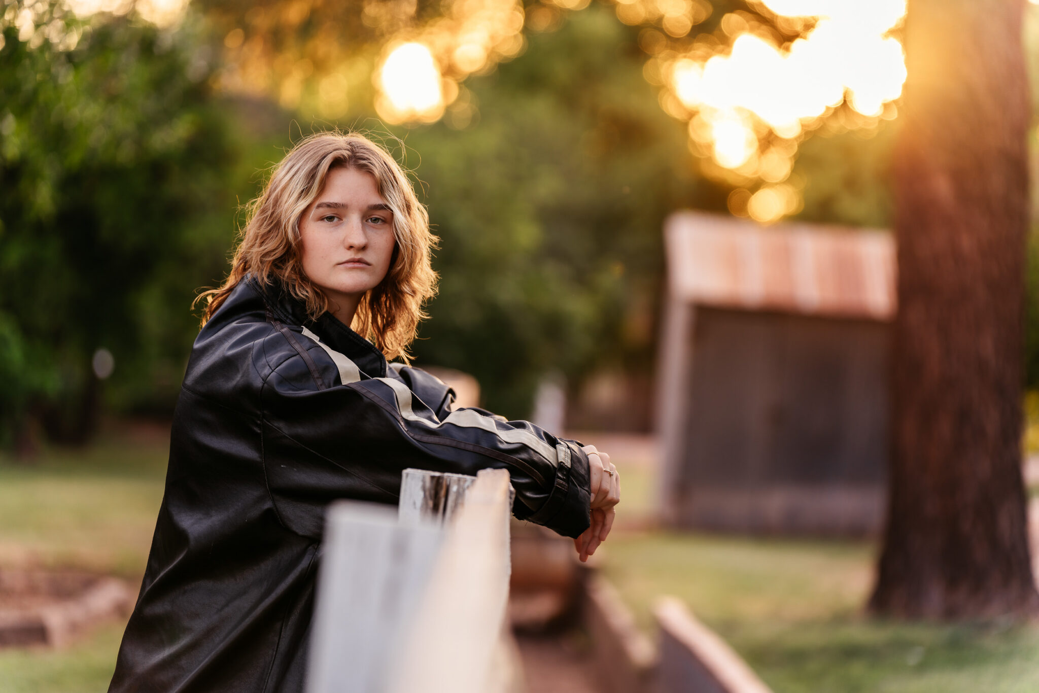 Senior girl portrait at one of Arizona's historic landmarks